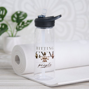 Hitting The Gym Instead Of People Water Bottle