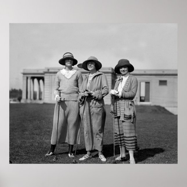 Hitting the Links in Style: 1923 Poster (Front)