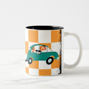Hitting the Open Road 1 Two-Tone Coffee Mug