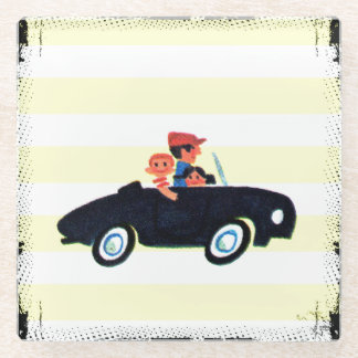 Hitting the Open Road 3 Glass Coaster