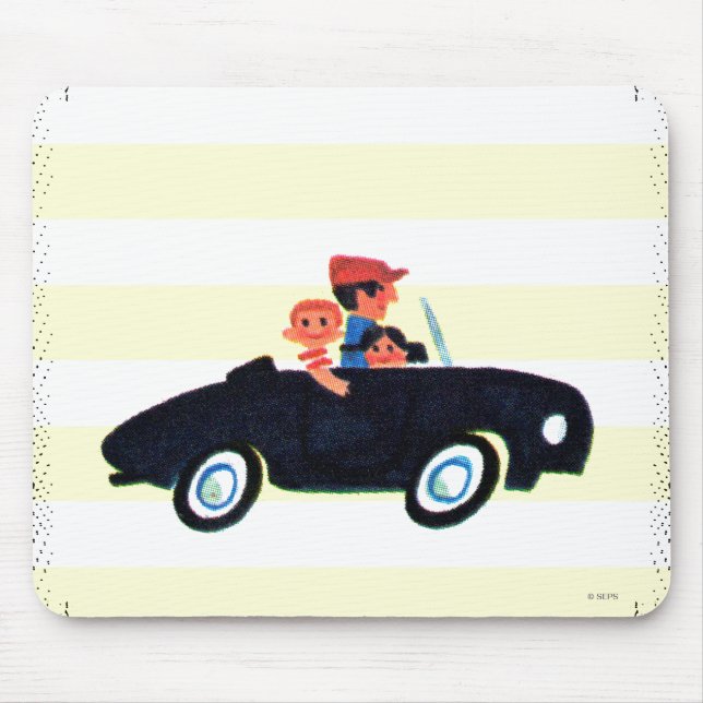 Hitting the Open Road 3 Mouse Mat (Front)