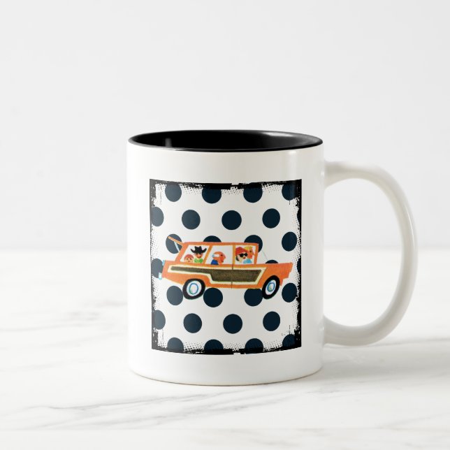 Hitting the Open Road 4 Two-Tone Coffee Mug (Right)