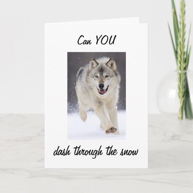 HITTING THE OVER THE HILL SLOW YOU DOWN? CARD (Front)