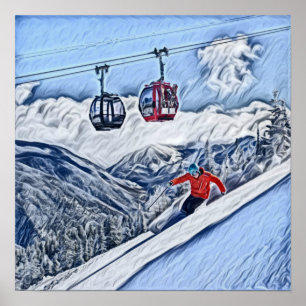 Hitting the Slopes Poster
