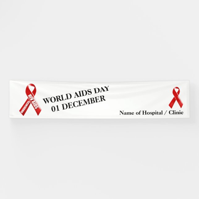 Hiv aids awareness Campaign | Personalise Banner (Horizontal)