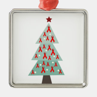 HIV Aids Awareness Christmas Tree Metal Tree Decoration