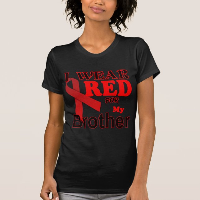 Hiv Aids Awareness Logo T-Shirt (Front)
