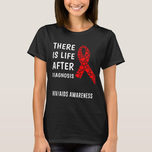 Hiv Aids Awareness T-Shirt (Front)