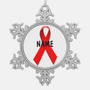 HIV AIDS Memorial Tribute Ornament