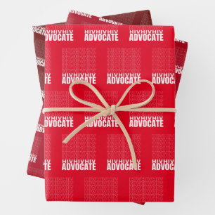 HIV HIV HIV Advocate Wrapping Paper Sheet