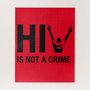HIV is Not a Crime - HIV Stigma Awareness Jigsaw Puzzle