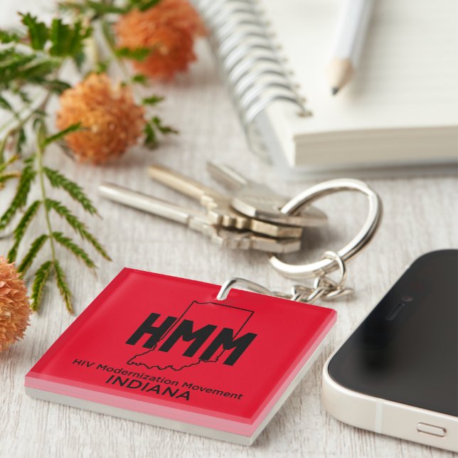 HIV Modernisation Movement Indiana Key Ring (Front Right)