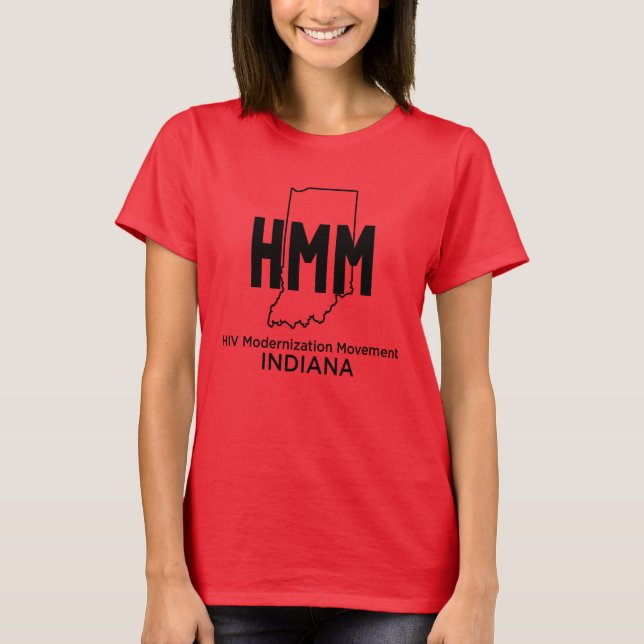 HIV Modernisation Movement Indiana T-Shirt (Front)