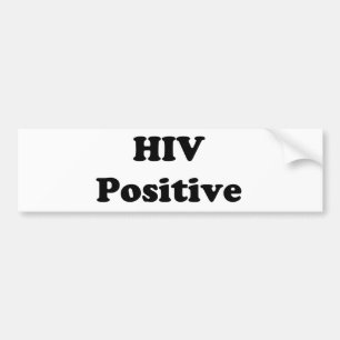 HIV Positive Bumper Sticker