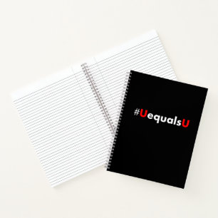 HIV Undetectable Equals Untransmittable - Minimali Notebook