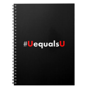 HIV Undetectable Equals Untransmittable - Minimali Notebook