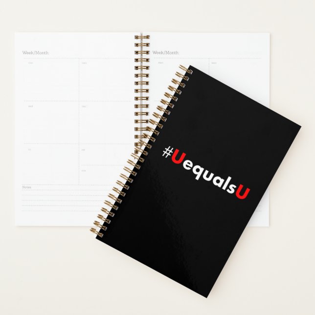 HIV Undetectable Equals Untransmittable - Minimali Planner (Display)