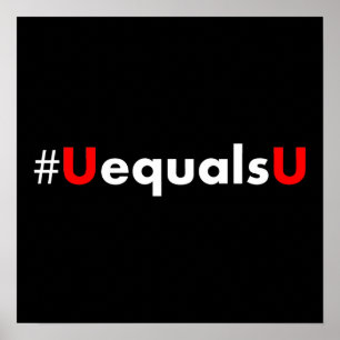 HIV Undetectable Equals Untransmittable - Minimali Poster