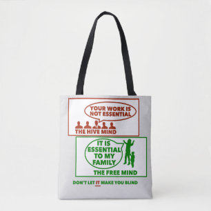 Hive Mind (light) Tote Bag