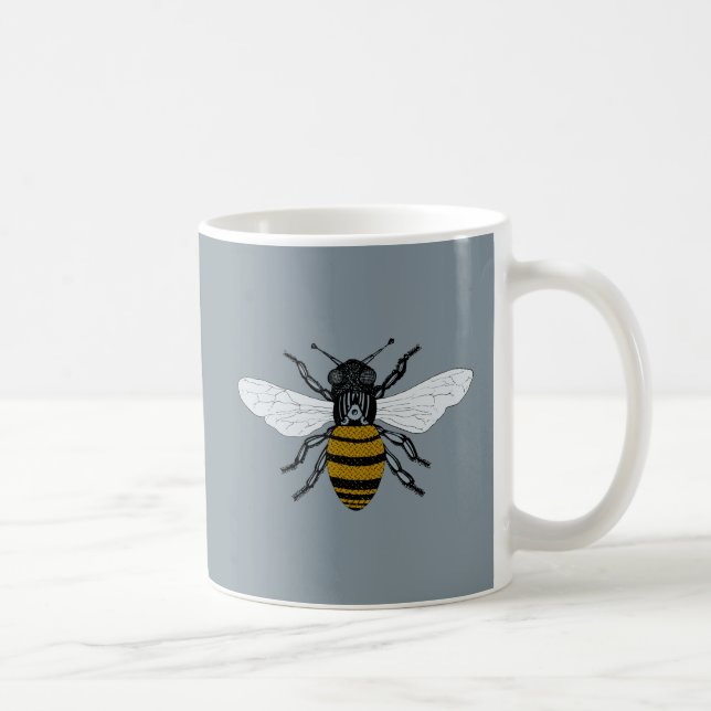 Hive Mind Silver Mug (Right)