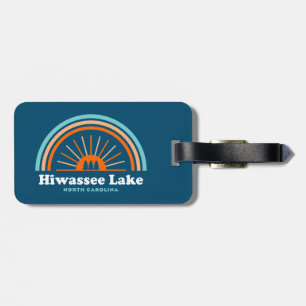 Hiwassee Lake North Carolina Rainbow Luggage Tag