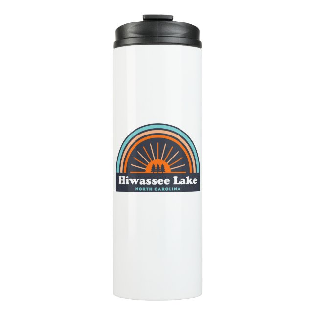 Hiwassee Lake North Carolina Rainbow Thermal Tumbler (Front)