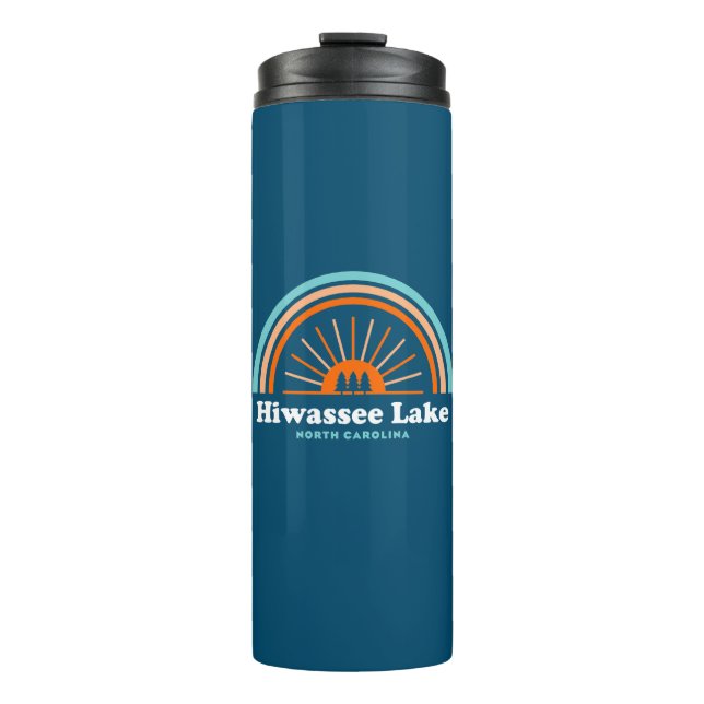 Hiwassee Lake North Carolina Rainbow Thermal Tumbler (Front)