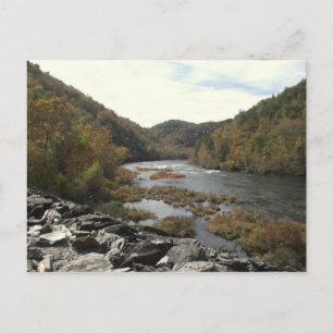 Hiwassee River at Appalachia Powerhouse Postcard