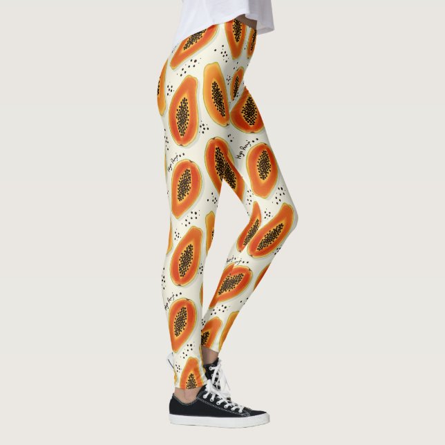 Hiya Papaya Pattern  Leggings (Right)