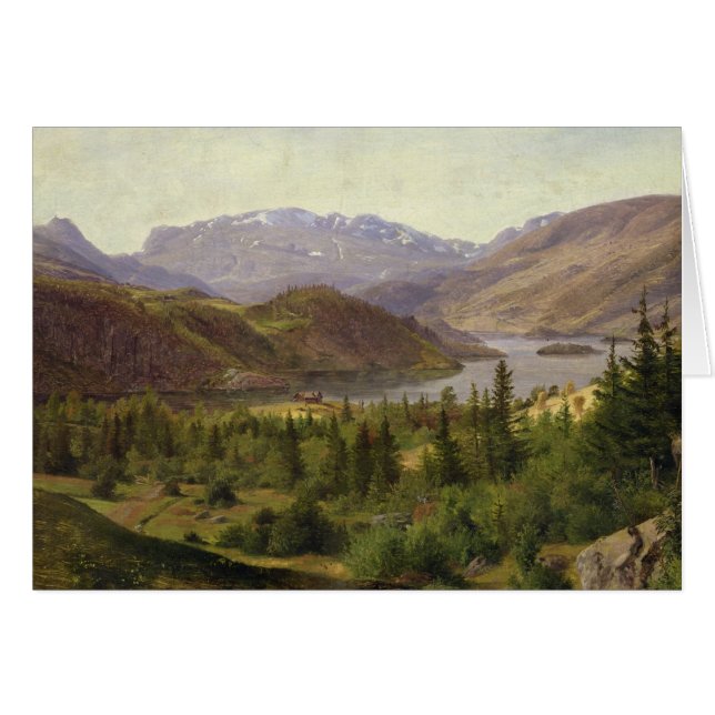 Hjelle in Valders, Tile Fjord, 1835 (Front Horizontal)