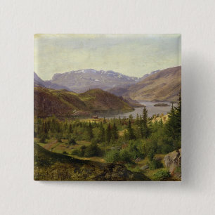Hjelle in Valders, Tile Fjord, 1835 15 Cm Square Badge
