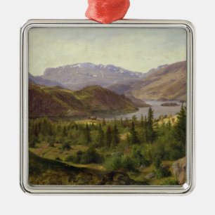 Hjelle in Valders, Tile Fjord, 1835 Metal Tree Decoration