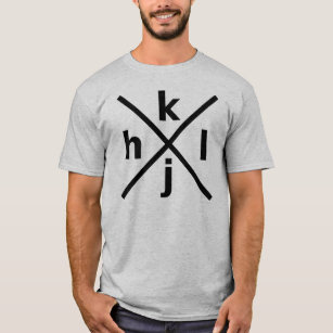 hjkl for Hardcore Vi/Vim Hackers - Grey T-Shirt
