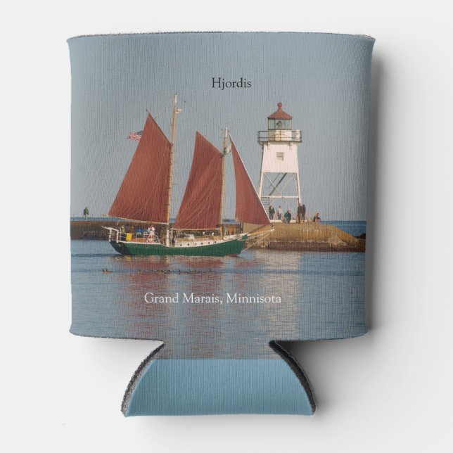 Hjordis & Grand Marais Light can cooler (Front)