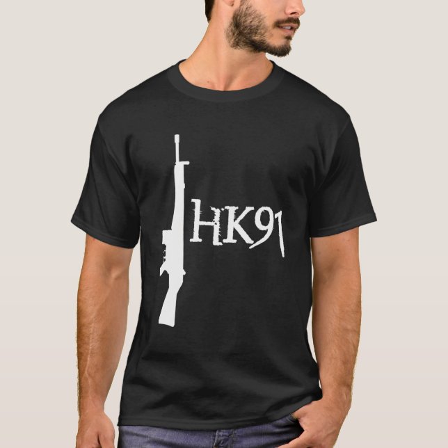 Hk91 German Automatic Rifle Tshirt (Front)