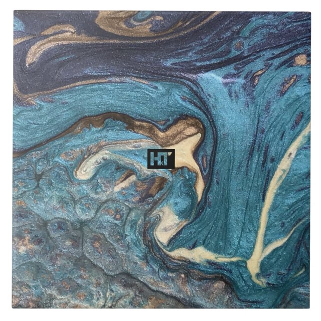 HkT Large Ceramic Bathroom Tile (RW) (Front)