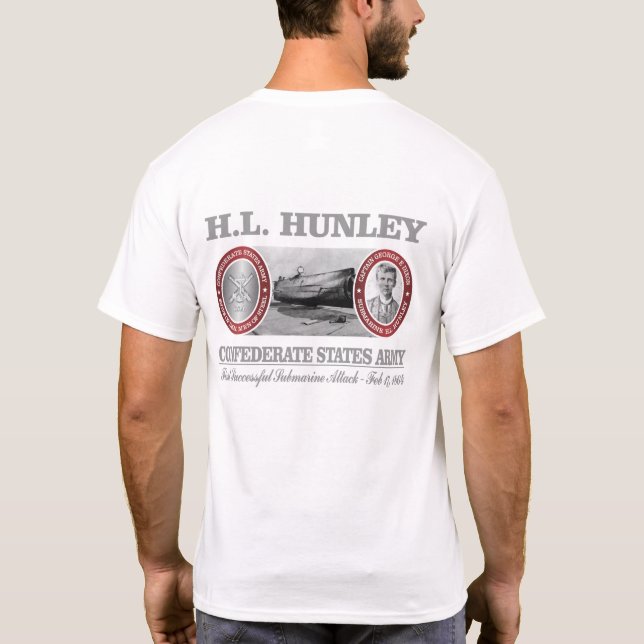 HL Hunley (CSA) T-Shirt (Back)