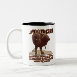 HL Mencken Quote and....Argh! Two-Tone Coffee Mug