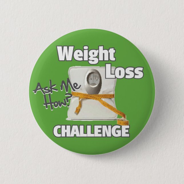 HL Weight Loss Challenge 6 Cm Round Badge (Front)