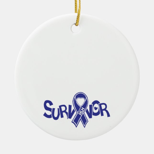 HLH Survivor Ornament (Front)