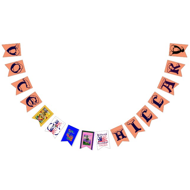 Hllary USA for President we are stronger together Bunting (All)