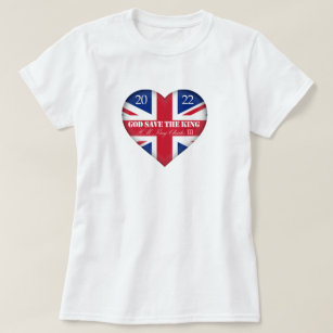 HM King Charles III 2022 God Save The King T-Shirt