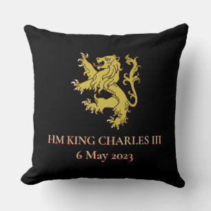 HM King Charles III Commemorative Pillow
