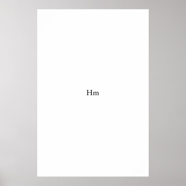 Hm Poster (Front)
