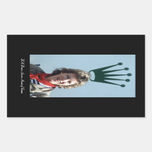 HM Queen Anne-Marie of Greece Rectangular Sticker