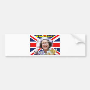HM Queen Elizabeth II Bumper Sticker