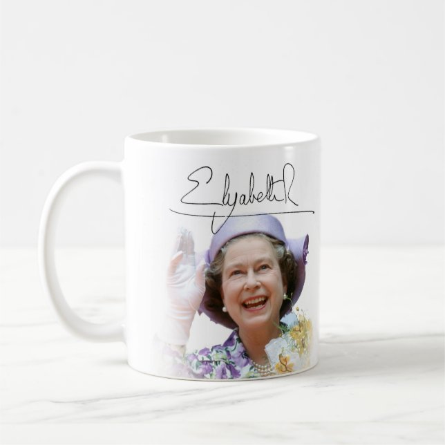 HM Queen Elizabeth II Coffee Mug (Left)