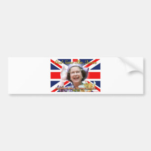 HM Queen Elizabeth II Diamond Jubilee Bumper Sticker