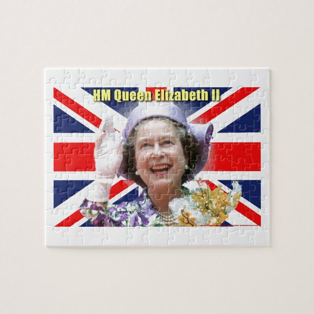 HM Queen Elizabeth II Jigsaw Puzzle (Horizontal)