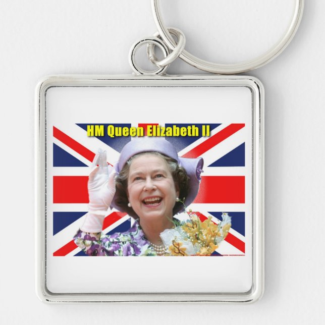 HM Queen Elizabeth II Key Ring (Front)